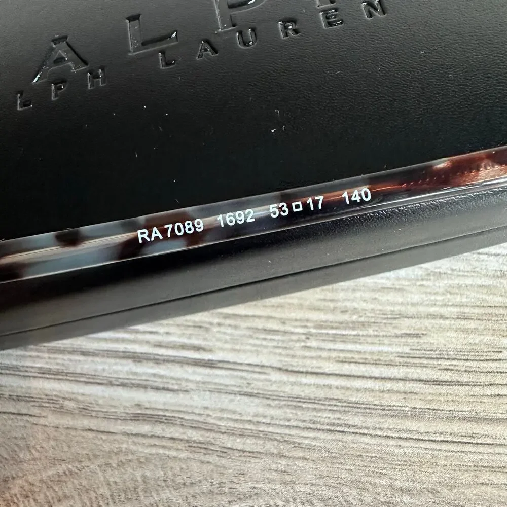Ralph by Ralph Lauren RA7089 1692 Blue Tortoise Shell eyeglasses with case